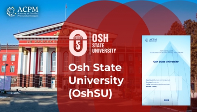 International Recognition: Business and Management Programmes at Osh State University Receive ACPM Quality Mark