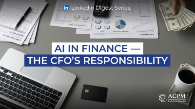 Artificial Intelligence and Data Security: A New Area of Responsibility for CFOs