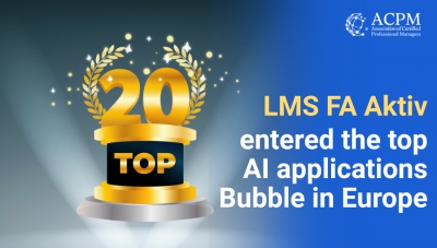LMS of the Financial Academy Aktiv has been included in the ranking of the UK’s Top 20 AI Applications on Bubble